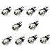 SINNRY 10 Pcs 3 Terminals DC Power Jack Socket Female Panel Mount Connector (5.5mmx2.5mm)