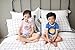 Vaenait Baby Kids Girls 2pcs Short Sleeve Pajama Sleepwear Set Stripe Dolphin