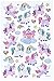 Multicraft Imports SS060U Unicorn Fairytale Craft Foil Fun Stickers, Multicolor