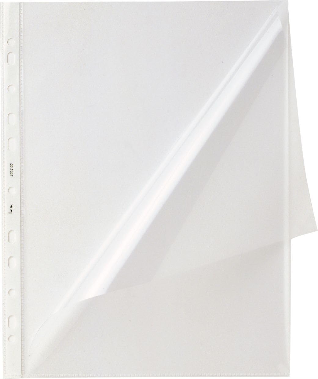 Bene 206200 Plastic Pockets A4 Clear Polypropylene 140 mg x 50