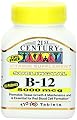 21st Century B-12 5000 Mcg Sublingual Tablets, 110-Count