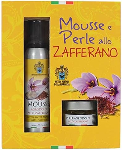Gift Box: Saffron Pearls + Saffron Mousse