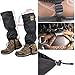 JTENG High Snow Leg Gaiters Double Sealed Velcro Zippered Closure TPU Strap Waterproof Leg gatiers Hiking Ski
