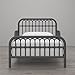 Little Seeds Monarch Ivy Metal Toddler Bed, Graphite Gray