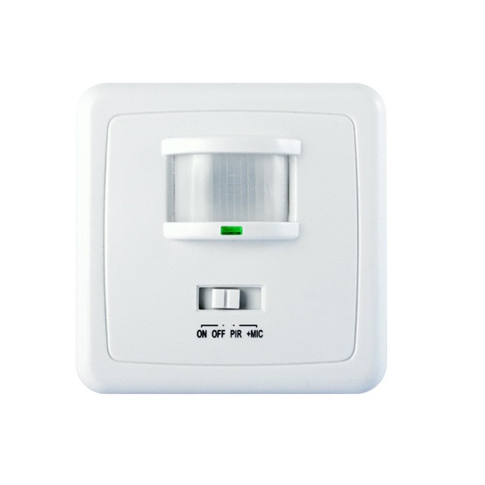 Maclean MCE18 Pir motion sensor and the microphone Dtecteur Infrared Lamp