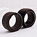 MLMSY Women Hair Styling Disk Beautiful Donut Bun Maker Former Foam French Twist Hairstyle Clip DIY Tool Doughnuts Hair Bun Make (Brown and Black)