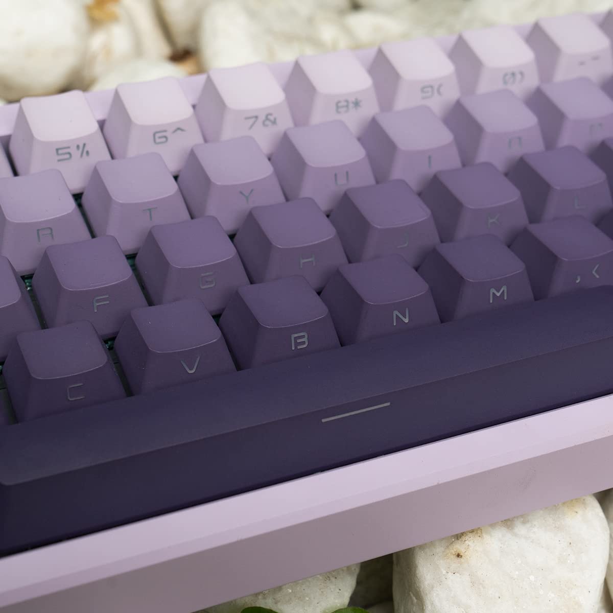Mua PBT Doubleshot Purple Keycaps Gradient Backlit Side Print OEM ...