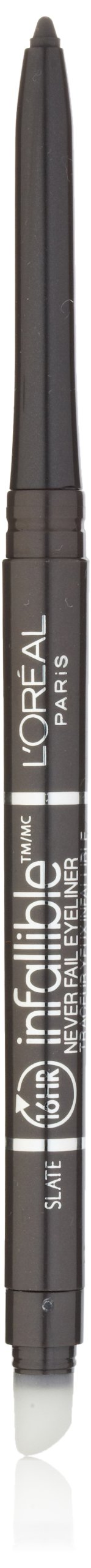 L'Oréal Paris Infallible Never Fail Eyeliner, Slate, 0.008 oz.