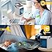 Air Conditioner Fan，USB Portable Air Cooler Small Desktop Cooling Fan Humidifier Purifier Noiseless Evaporative Air Humidifier for Room Office Desktop Nightstand (Not Include Battery）
