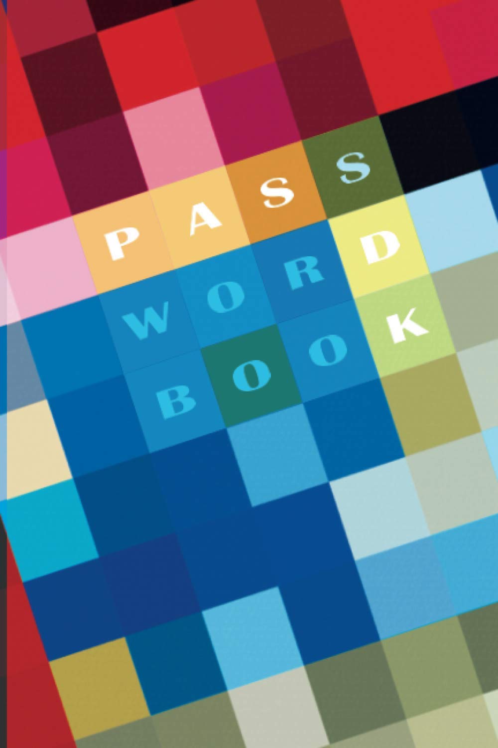 Password Book: Alphabetical Tabs Printed. A Trendy Gift Idea, Notebook for Active Internet Users, Forgetful & Busy People. Private Internet Data Keeper (Abstract Art)