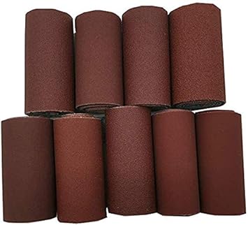 SUNRISE EXCLUSIVE Silicon Carbide-Aluminium Oxide 50 60 80 100 120 150 180 220 320 Grit , 4-inch Wide Sand Paper Emery Cloth Roll for Grinding Polishing Wood Working Metals Automotive (9 m)