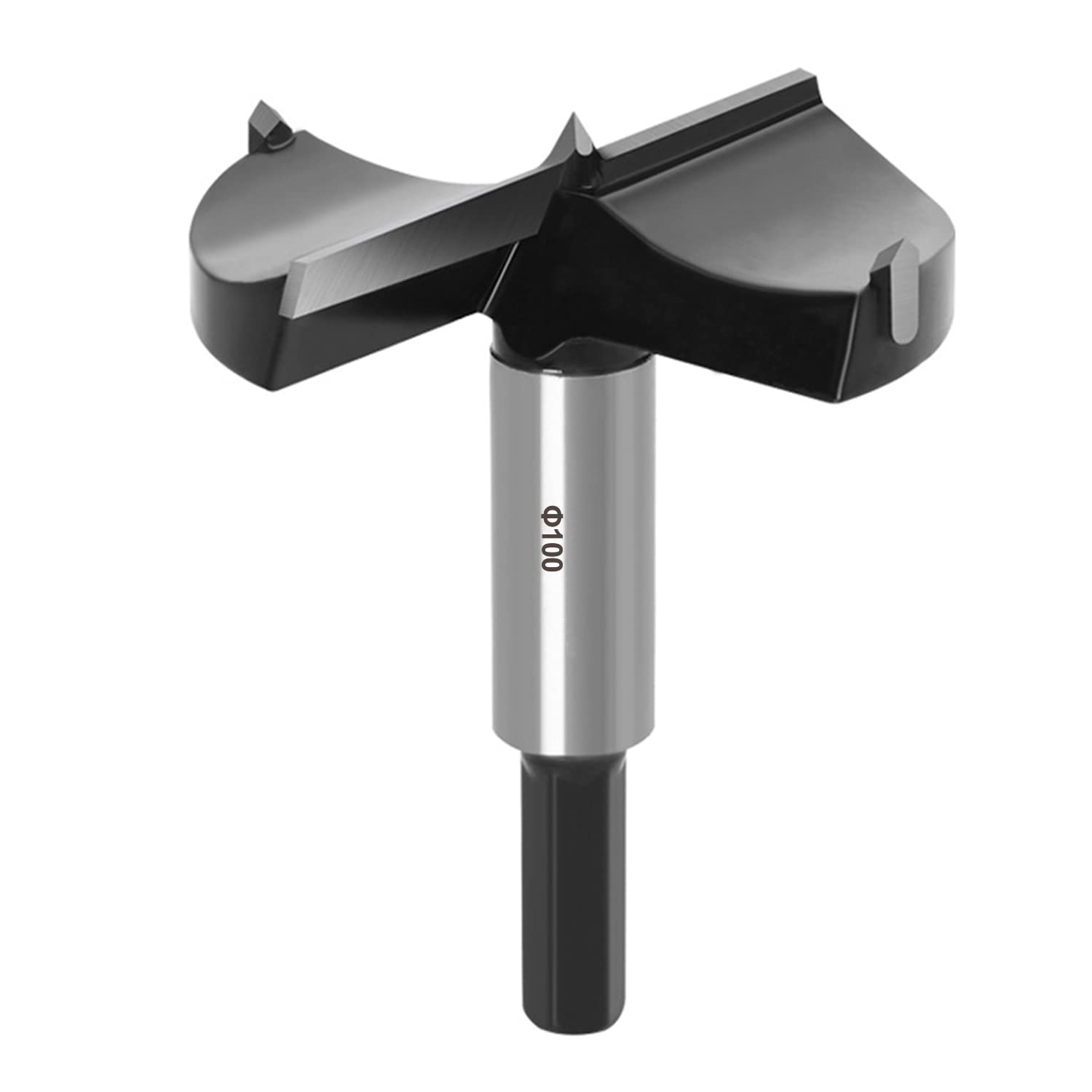 ASNOMY 100mm Forstner Drill Bit, Carbide Tipped for Wood and Plastic, Hole Saw Set Woodworking Hinge Cutter Tool Kits for Plywood — image 1