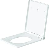 Duravit Vero Air Soft Close Toilet Seat Urea Thermoset White Stainless Steel view 9