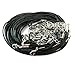 Rockin Beads Brand 20 Imitation Leather Cord Necklaces Black 18 Inch Lobster Claw Clasp