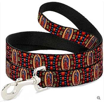 Buckle Down Virgen de Guadalupe Dog Collars (Wide Ribbon Width (1.5