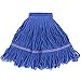 BPG Cotton Easy Wring Saddle Mop Head Refill, Heavy Duty Looped-End String Swinger Style Replacement Mop Head, For Home, Commercial, and Industrial Use (Blue)