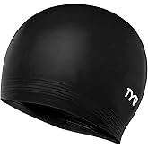 TYR Adult Latex Swim Cap - Pool Training Swimming Headwear