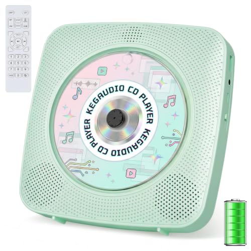 Portable Bluetooth CD Player with Speakers