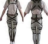 Rulercosplay Attack on Titan Leather Belts Cosplay Harnesses Deluxe Ver. (S/L)