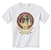 America's Original Motorcycle Rider -Indian Chief Skull Lightning Mens T-Shirt XL White