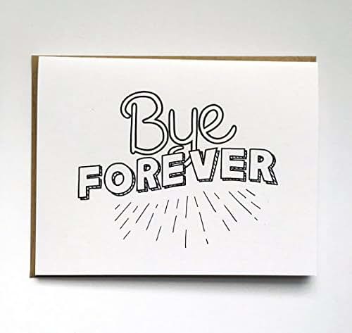 Inspirational 50 Amazon Farewell Card