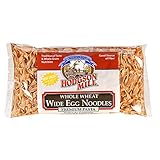 Hodgson Mill Whole Wheat Wide Egg Noodles, 12-Ounce Packages (Pack of 12), Whole Grain Pasta, Wholesome and Delicious with Tomato Sauce, Health Conscious Substitute for Refined White Pasta