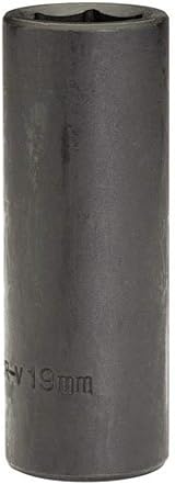 Draper Expert HI-TORQ 1/2in 19mm Deep Impact Socket 6 Point Chrome Vanadium