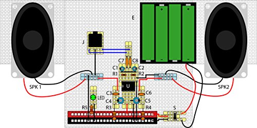 How to Build a Stereo Amplifier - A 5eboard DIY Electronics Kit for K-12 STEM and Makerspace