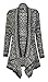 FashionMark Women's Tribal Knitted Cardigan  L (12) Black