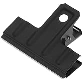 Coideal Black Metal Bulldog Clips 3 Inch &ndash; 10 Pack Large Binder Paper Clamps for Office Files, Kitchen Food Bag Sealing, Art Canvas, Drawing Board, Home Organization