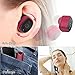 True Wireless Earbuds, Bluetooth Stereo Headphones 4.2 Bass Noise Cancelling Mini Headset Waterproof Magnetic Earphones with Charging Case Microphone for Running Sport Apple iPhone Android (Easy Pair)