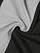 Allegra K Women's Color Block Scoop Neck Oversize Batwing Tunic Tops Black M (US 10)