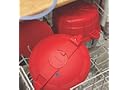 SilverStone Microwave Cookware BPA-Free Microwavable Pressure Cooker, Large, Chili Red