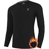 Youper Youth Boys & Girls Thermal Compression Shirt, Long Sleeve Fleece Baselayer Football Baseball Soccer Undershirt