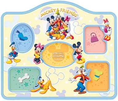 Amazon Co Jp Fujicolor 額縁 ディズニーマルチフレーム ミッキー フレンズ 多面 キャラクター ブルー 9067 カメラ