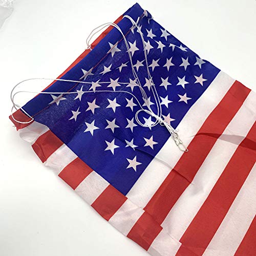 PINCHUANG 3Pcs American US Flag Windsock Stars and Stripes for Flag Day and 4th of July Decorations Outdoor(40 Inch)