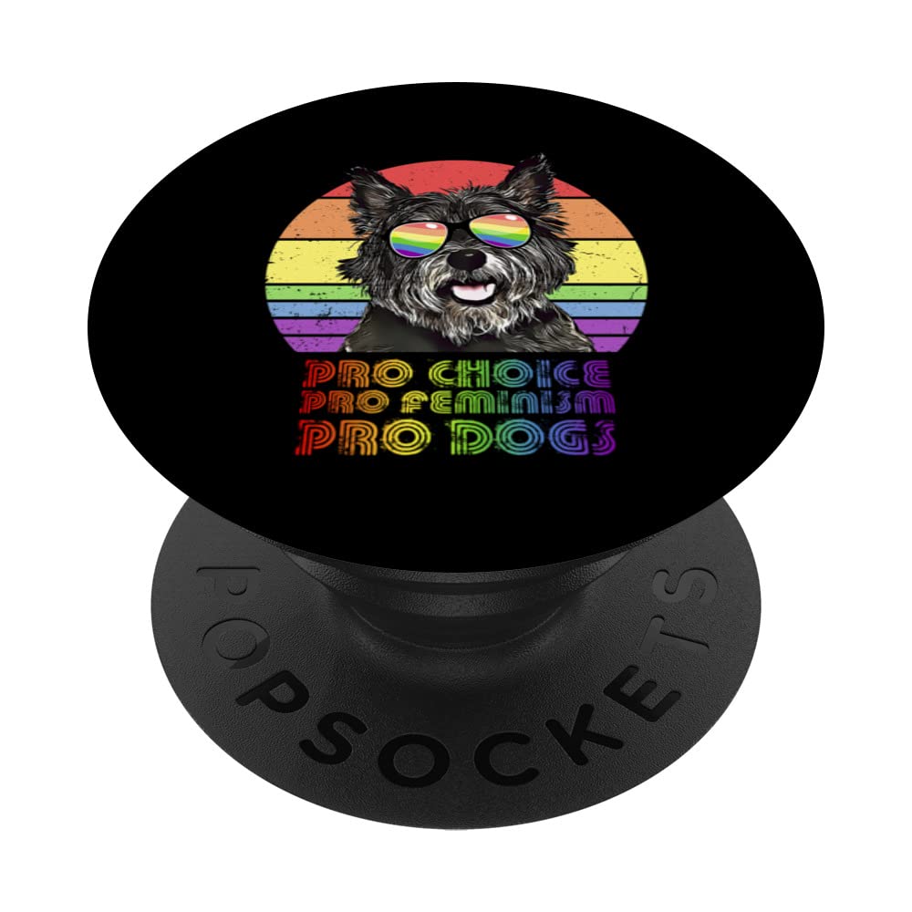Cairn Terrier Pro Choice Pro Feminism Pro Dogs LGBTQ Feminis PopSockets Swappable PopGrip
