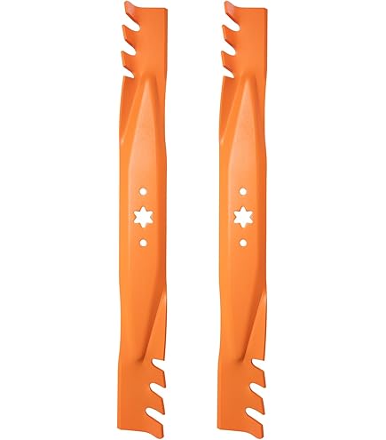 2 Mulching Blades For 42" Mower Decks – Fits Craftsman, Husqvarna, Poulan, AYP & Ariens Riding Mowers