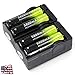 4X 5800mAh Li-ion 18650 3.7V Rechargeable Battery + 2X Smart Charger TOKEYLA Ship From USA