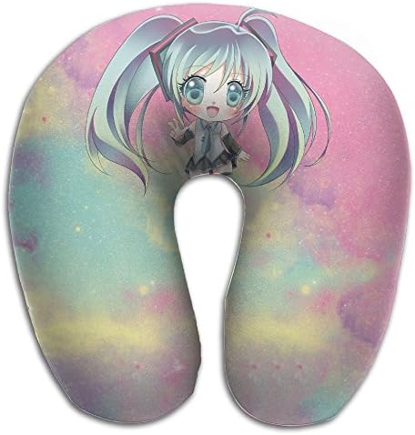 Hatsune Miku Cartoon Memory Foam Travel Neck Pillow