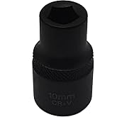 JEUCLEL 10mm 1/2" Drive 5 Sided Pentagon Socket for Nissian, Wrench Tool | Balance Shaft fixings, Brake Caliper Bolt Screw Removal, Brake Caliper Socket, Fuel Pump Fixings