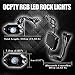 OCPTY 4 Pods RGB LED Rock Lights Kits Waterproof Offroad Rock Lights App Bluetooth Control with Timing Music Mode Neon Lights Kits For Cars Trucks SUV Jeep