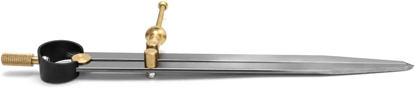 QWORK 7-7/8 Inch Precision Spring Dividers Calipers, Precision Spring Dividers Calipers for Geometry, Drawing, Drafting: Home Improvement