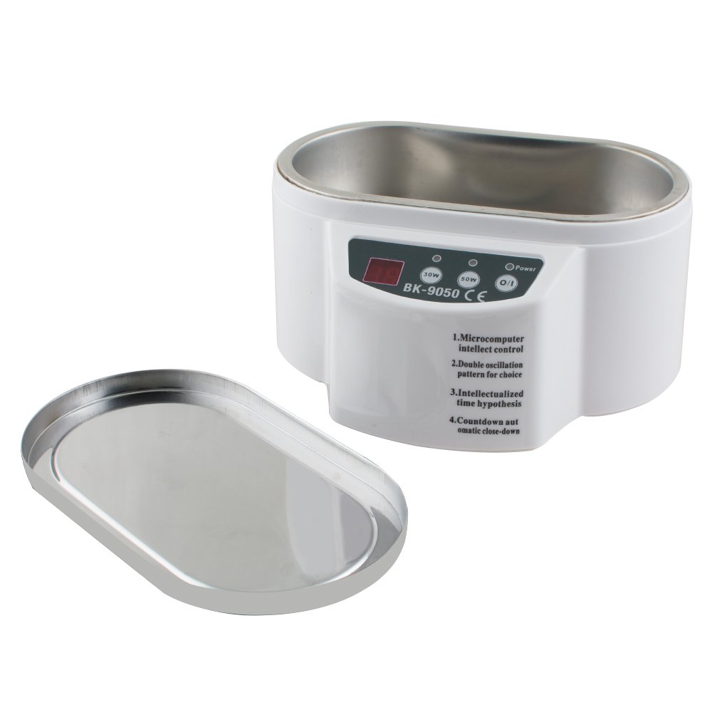 Zorvo Digital 600ml Mini Ultrasonic Cleaner Washer for Jewelry Glasses Watch Lens Eyeglasses Dentures Cleaning Machine 30W/50W