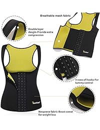 Chaleco de neopreno para entrenamiento de cintura para dama