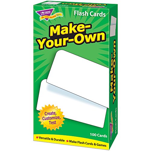 Make-Your-Own Skill Drill Flash Card Game (100 Pack)