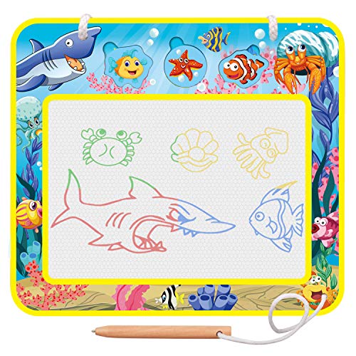 Magnetic Drawing Board for Kid and Toddler Toy - Erasable Colorful Magna Doodle Board for Boy and Girl Etch a Sketch Best Gift - Thumbnail 6
