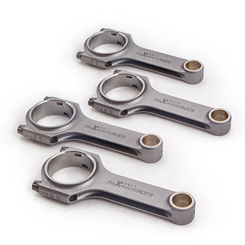 maXpeedingrods Connecting Rods for Fiat Punto GT 1.4 1.6L Turbo 4340 forged H-Beam Conrods With ARP 2000 Bolts