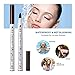 Eyebrow Tattoo Pen -Afaston microblade pen Microblading Eyebrow Pencil with a Micro-Fork Tip Applicator Creates Natural Looking Brows Effortlessly and Stays on All Day (Brown)