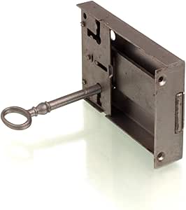 Antikas - cerradura mueble cajón armario - cerradura 97x63 - espiga 75